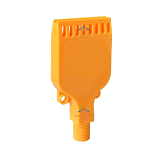 Double line holes air nozzle, low noise plastic wind jet nozzle, 1/4 inch ABS drying cleaning spray LDspray compressed air nozzle