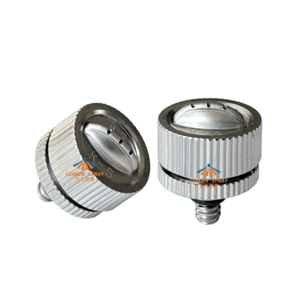 PL D-3, PL D-5, KS K-5 low pressure KB 3/16unc 10/24unc single/double brass plated flat fan micro mist fog nozzle — изображение 2