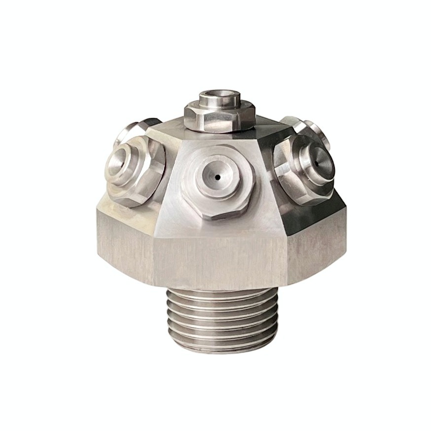 1/2", 3/4", 1" male thread fine water fire protection spray stainless steel fire fighting high pressure water mist open sprinkler