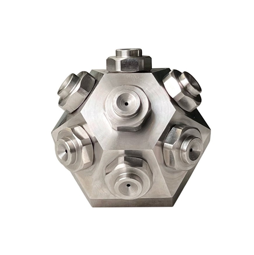 1/2", 3/4", 1" male thread fine water fire protection spray stainless steel fire fighting high pressure water mist open sprinkler — изображение 3