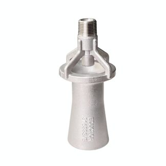 SS stainless steel eductor 1/4",3/8",1/2",3/4",1",1-1/2" and 2" female trumpet/horn/bugle water tank liquid venturi mixing jet spray nozzle
