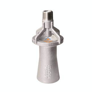SS stainless steel eductor 1/4",3/8",1/2",3/4",1",1-1/2" and 2" female trumpet/horn/bugle water tank liquid venturi mixing jet spray nozzle