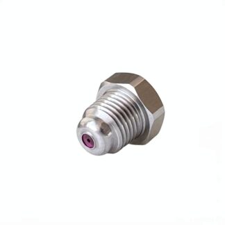 Ruby liquid column flow nozzle High pressure Linear Water Needle Jet Machining Paper making cutting 0 degree straight line spray