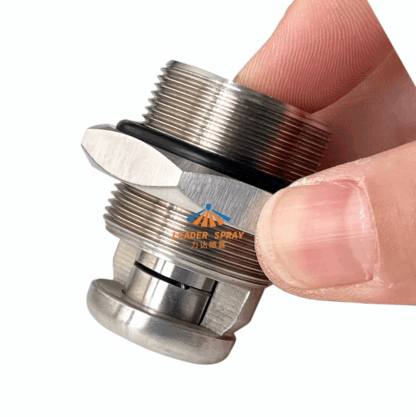 EQ Self-cleaning flat fan shaped nozzle anti-clogging flat spray nozzle PCB washing pretreatment before coating painting jet — изображение 3