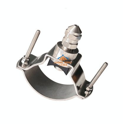 Stainless steel eyelet Splicing hole PVC pipe clamp/clip full cone/flat fan spray nozzle connector base — изображение 5