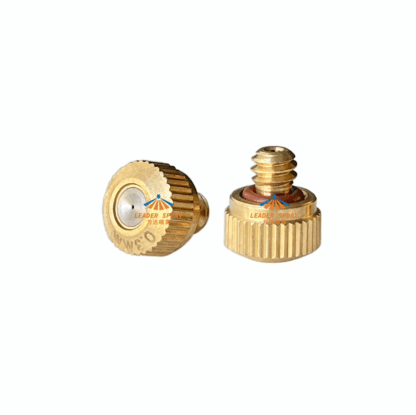 KTS 0.3MM Brass fog nozzle landscape backyard beautification low pressure water mist cooling system mini sprayer — изображение 4