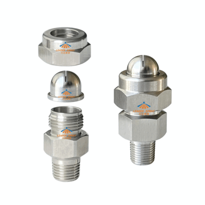 TB slot fan jet 1/8", 1/4" quick release connect air/steam/liquid water flat fan spraying nozzle — изображение 6