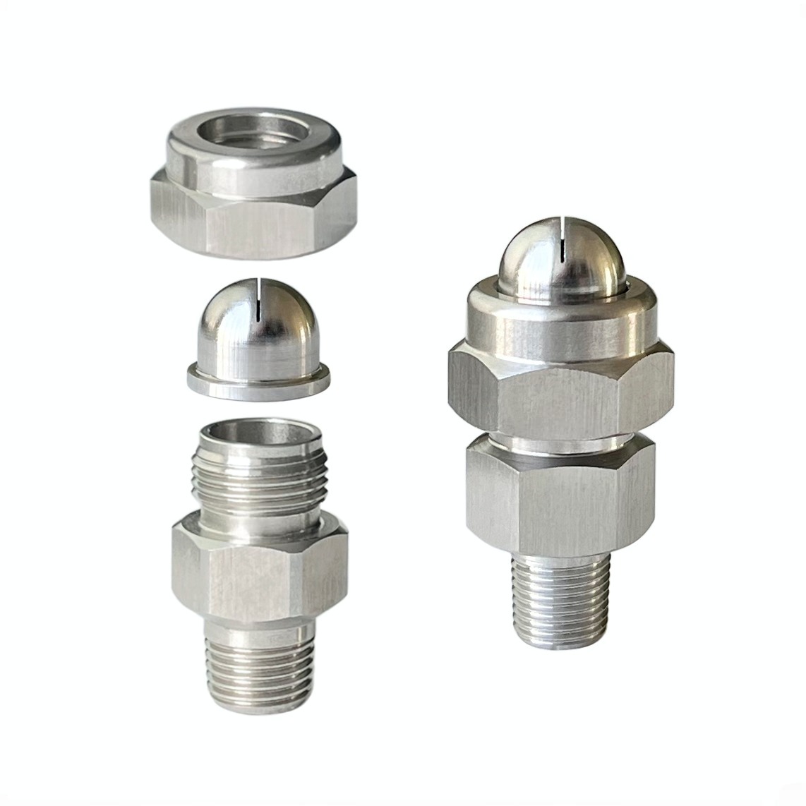 TB slot fan jet 1/8", 1/4" quick release connect air/steam/liquid water flat fan spraying nozzle — изображение 6