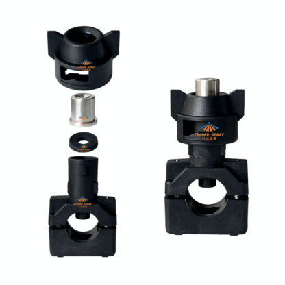 JK 1/2 NYB clamp/clip plastic PP air conditioner water cooling full cone spray flat fan jet nozzle — изображение 3