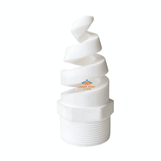 PTFE te-flon customized Acid and alkali corrosion-resistant cooling tower wash / sea water ship/boat sulfur control spiral jet cone nozzle