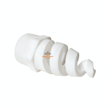PTFE te-flon customized Acid and alkali corrosion-resistant cooling tower wash / sea water ship/boat sulfur control spiral jet cone nozzle — изображение 2
