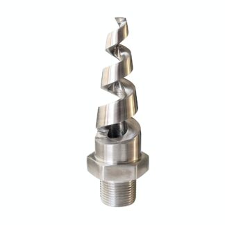 Machine processing stainless steel brass special customized spray angle flow rate 170/180 degree cooling tower spiral jet nozzle