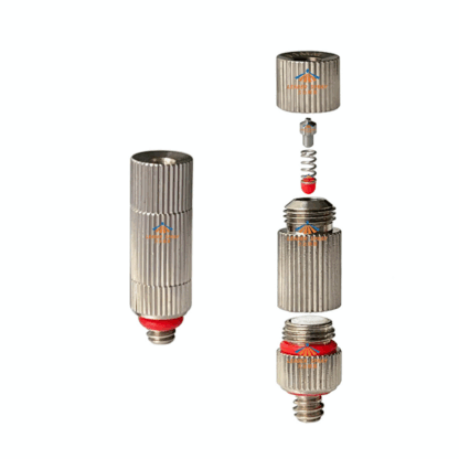 Ruby mist spray 10/24unc, 3/16unc high pressure 0.10mm/0.15mm/0.20mm insert micro/fine/fog cooling humidification system ruby nozzle — изображение 7