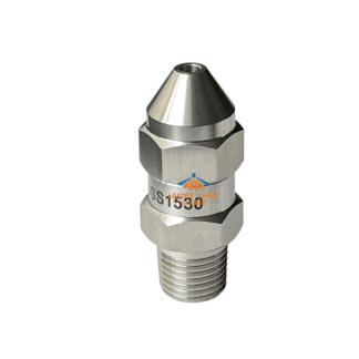 Narrow angle solid full cone spray removable/detachable 15/30 degree high impact superheated steam cooling jet solid nozzle
