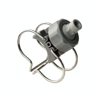 Plastic PP adjustable ball full cone painting powder spraying BT6/BT12.5 double single jet clamp/clip nozzle