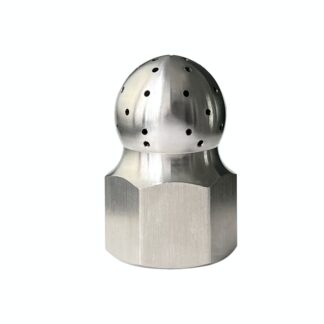 Fixed type 1/2" female thread 240 degree spray angle ball straight line multiple holes clean wash bottle/tank nozzle