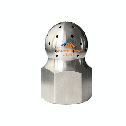 Fixed type 1/2" female thread 240 degree spray angle ball straight line multiple holes clean wash bottle/tank nozzle