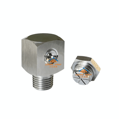Tangential flow full cone nozzle stainless steel without swirl insert non clogging uniform liquid jet spray — изображение 3
