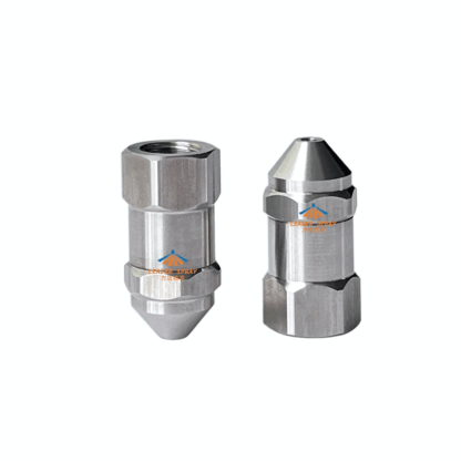 Narrow angle solid full cone spray removable/detachable 15/30 degree high impact superheated steam cooling jet solid nozzle — изображение 3
