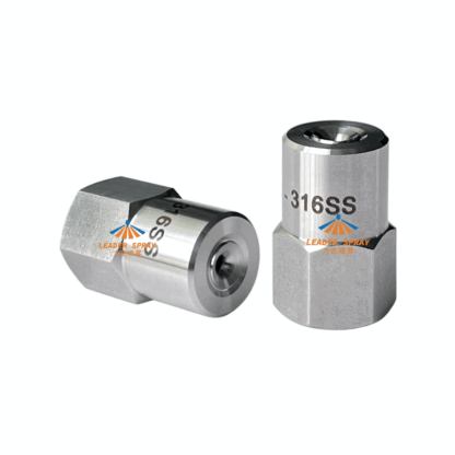 Female thread wide angle 303SS/304SS/316SS dust control waste gas cooling tower full cone spray nozzle