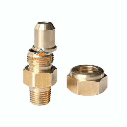 Removable 1/4 inch quick release stainless steel brass precision five-axis machine full cone spray jet nozzle — изображение 6