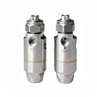 1/8 automatic hydraulic anti drip air liquid internal mixing flat fan spray mist fog atomizer nozzle