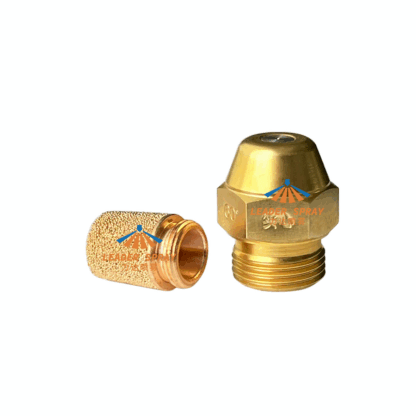 Brass waste gas burner oil spray 1/4 inch 9/16 inch strainer filter oil micro mist fine nozzle — изображение 4