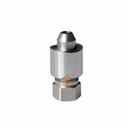 0 degree stream line spray cutting paper nozzle ruby insert high pressure cutting tip customized liquid column flow jet — изображение 2