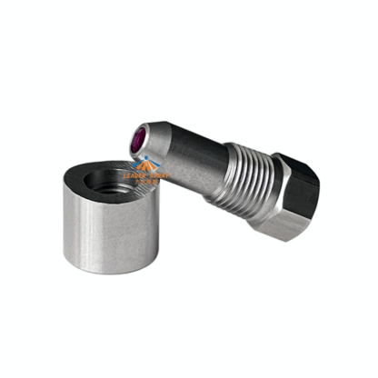 0 degree stream line spray cutting paper nozzle ruby insert high pressure cutting tip customized liquid column flow jet — изображение 4
