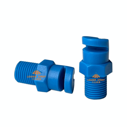 PP Plastic Deflected Wide angle flood jet spraying, 1/8 inch, 1/4 inch, 1/2 inch floodjet flat fan water curtain spray nozzle — изображение 3