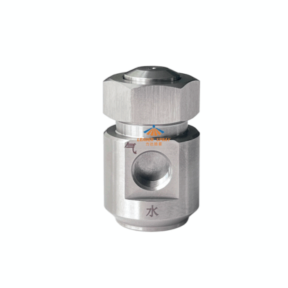 Siphon round atomizing air fog spraying, gravity automatic sucks liquid fog jetting, SU1 circle dry mist/micro injector nozzle — изображение 6
