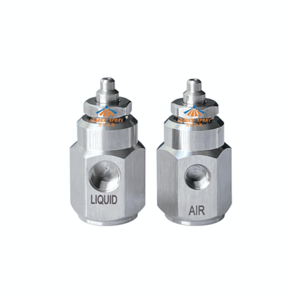 1/8 inch air atomizing stainless steel liquid air mixing fog sprayer nozzle — изображение 5