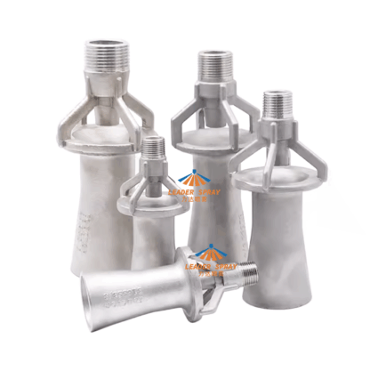 SS stainless steel eductor 1/4",3/8",1/2",3/4",1",1-1/2" and 2" female trumpet/horn/bugle water tank liquid venturi mixing jet spray nozzle — изображение 4