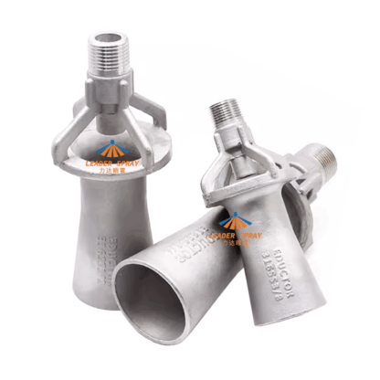 SS stainless steel eductor 1/4",3/8",1/2",3/4",1",1-1/2" and 2" female trumpet/horn/bugle water tank liquid venturi mixing jet spray nozzle — изображение 5