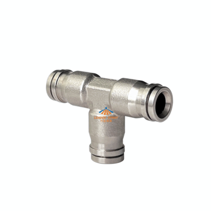 1/4inch (6.35mm) Quick coupling release joint slip lock cross Tee straight line elbow connect 1500PSI high pressure micro mist fog system connector joint — изображение 5