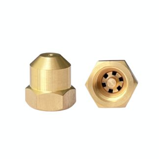 R 3/8" female brass/stainless steel thread circular uniform axial flow spray jet full cone nozzle