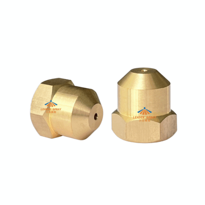 R 3/8" female brass/stainless steel thread circular uniform axial flow spray jet full cone nozzle — изображение 2