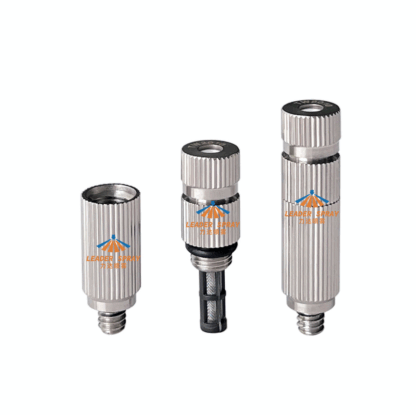 Brass plated micro mist sprayer TLLD SS filter strainer inside anti-drip removable & cleanable design high pressure fine fog nozzle — изображение 3