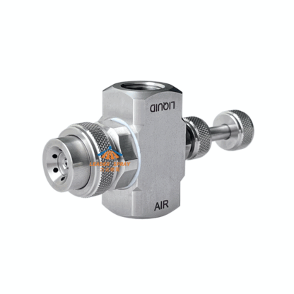 Pressure-fed variable atomization nozzle external mix/narrow angle round adjustable spraying viscous liquid atomizing air nozzle