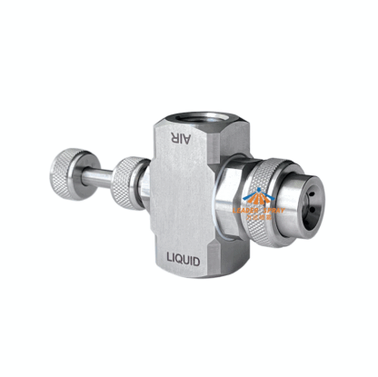 Pressure-fed variable atomization nozzle external mix/narrow angle round adjustable spraying viscous liquid atomizing air nozzle — изображение 4