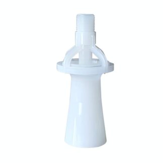 PVDF mixing liquid water 1/4",3/8" bugle water tank liquid venturi eductor spray nozzle